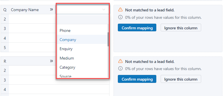 Uploading Leads Via CSV